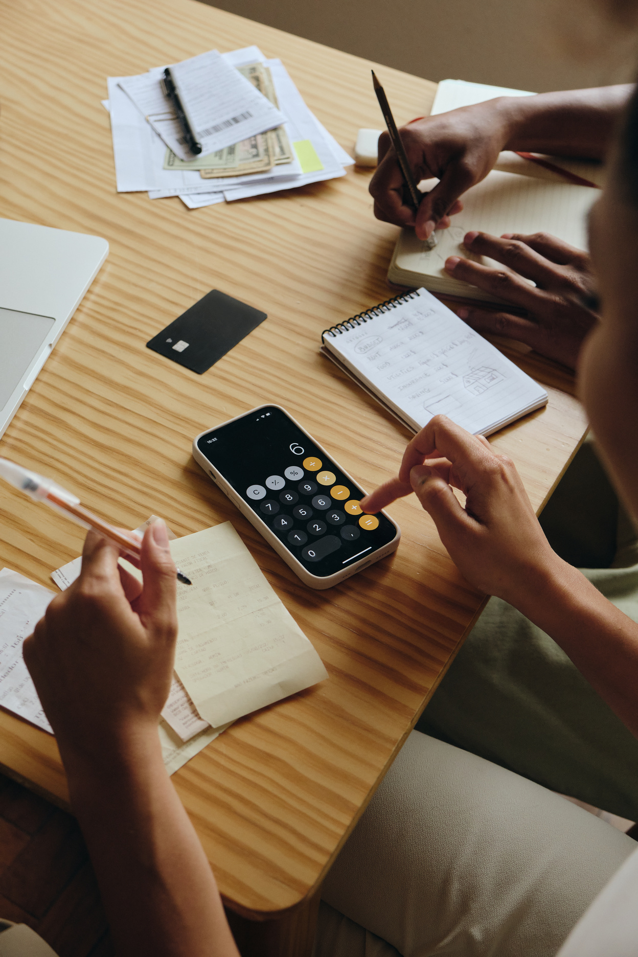 Couple Managing Finances Together